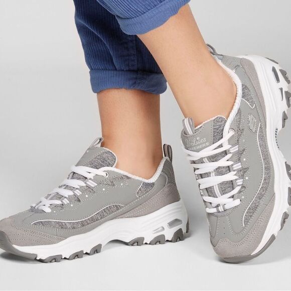 Skechers D'Lites - Me Time Sneakers Shoes Size 11 - Picture 1 of 8